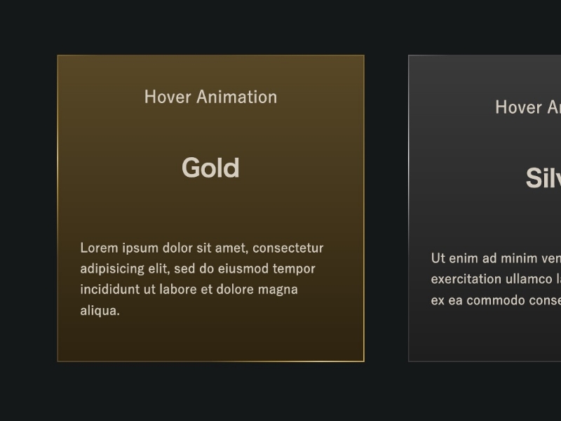 Card Frame Animation