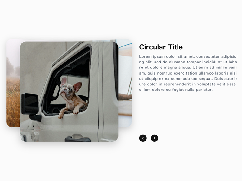 Circular Animated Slider