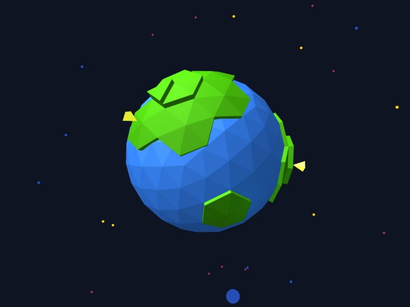 Earth output with Spline