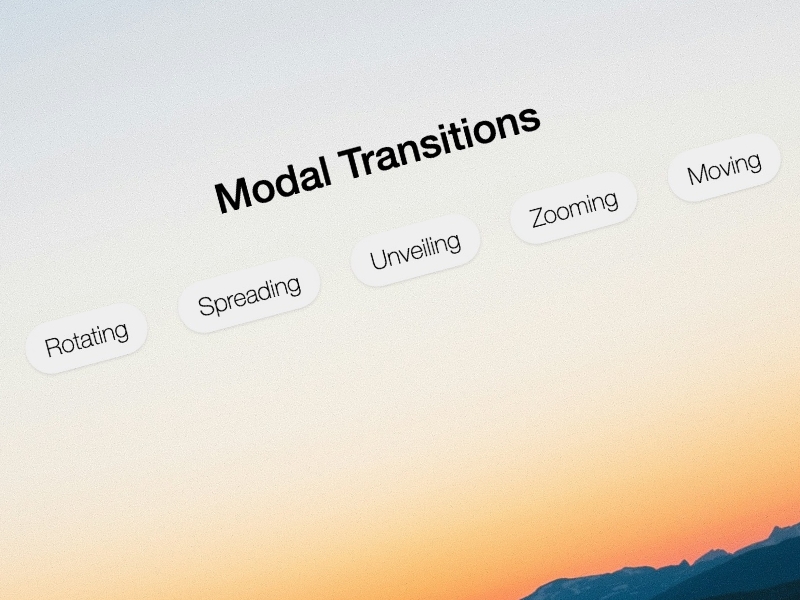 Modal Transitions